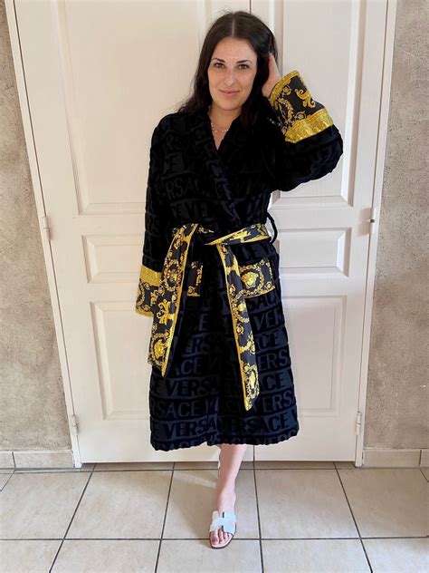 versace robe price|Versace bathrobe price.